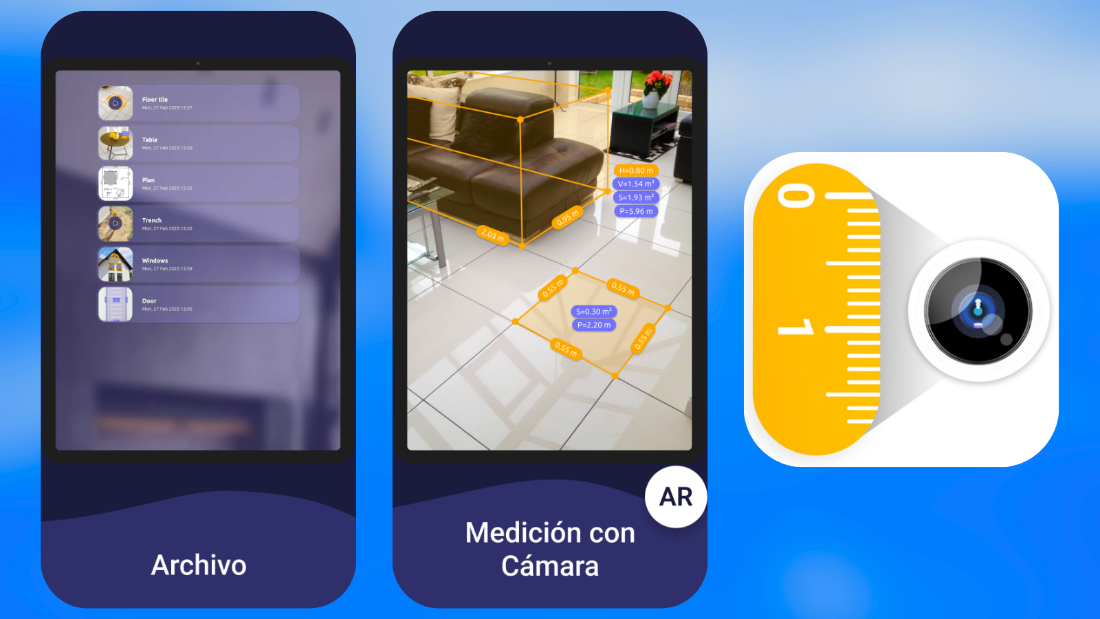 Ces applications sont les meilleures pour mesurer n'importe quoi avec juste un mobile 3 AR Ruler App Tape Measure Cam