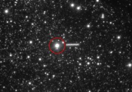 La comète interstellaire 3I/ATLAS. Crédit: ESO/O. Hainaut