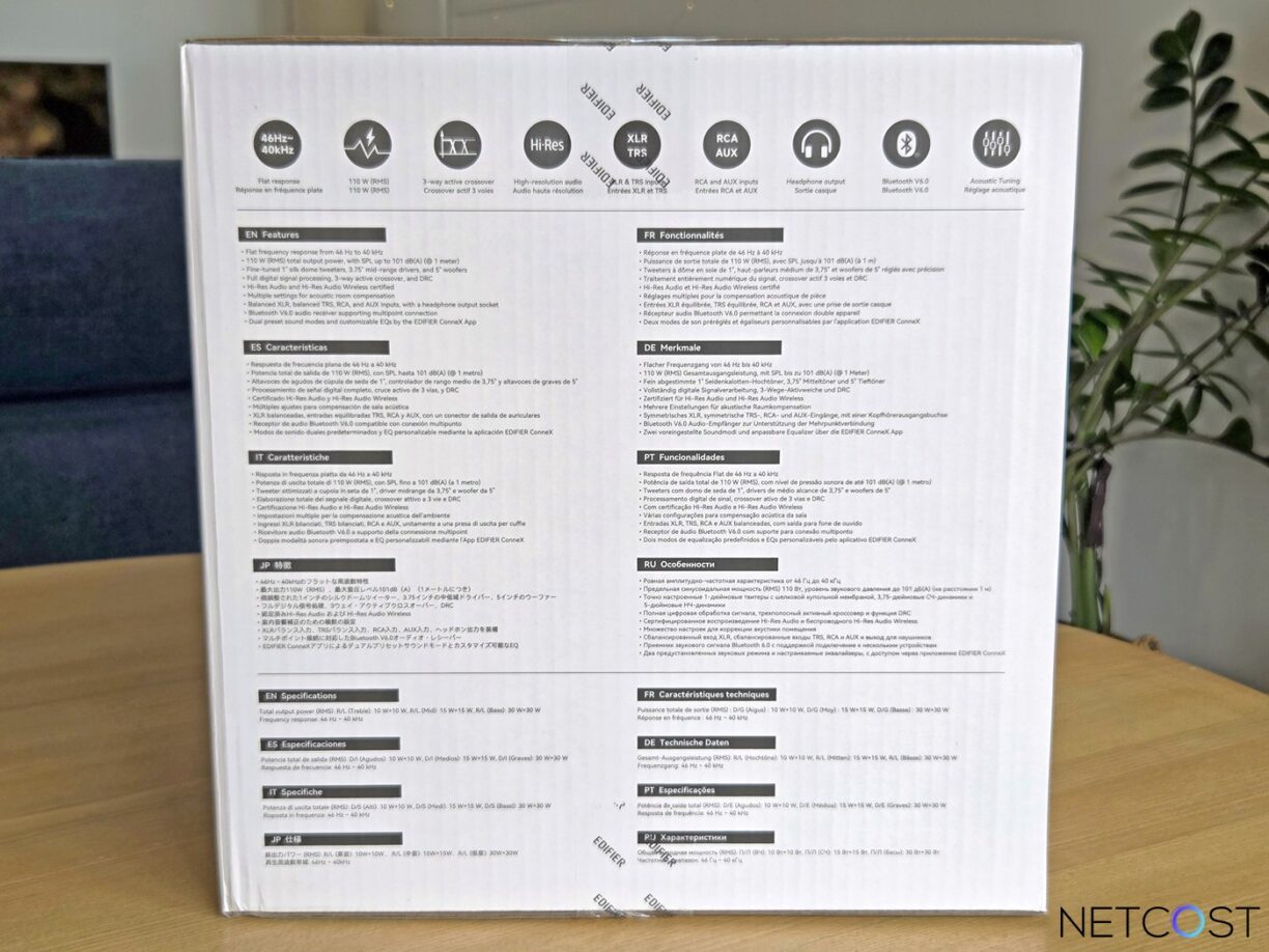 Edifier MR5 : TEST Complet des Enceintes Monitoring Tri-amplifiées 3 Edifier Mr5 Test Review Enceinte Monitoring Netcost (4)