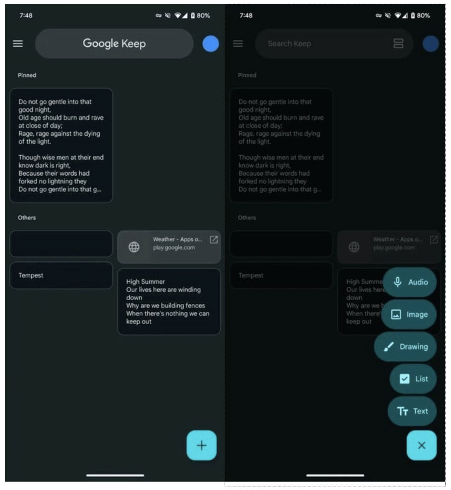 Google Keep : découvrez la transformation de son interface avec Material 3 Expressive 3 Google Keep sur Android
