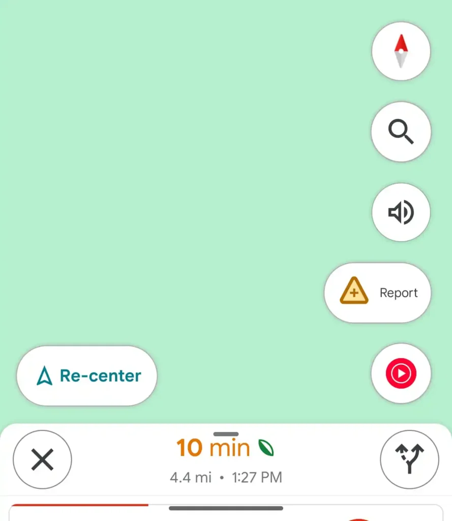 Google Maps contrôle navigation musique