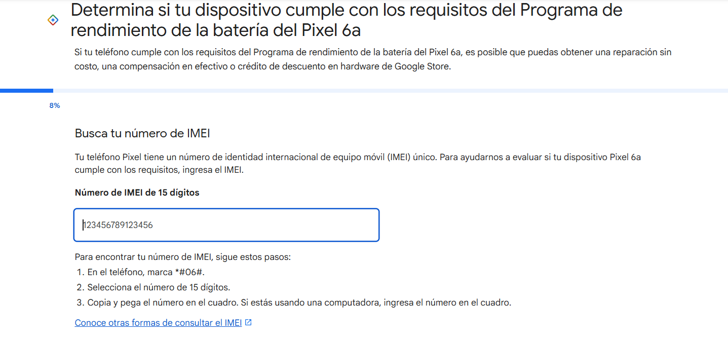 comprobar requisitos google pixel 6a