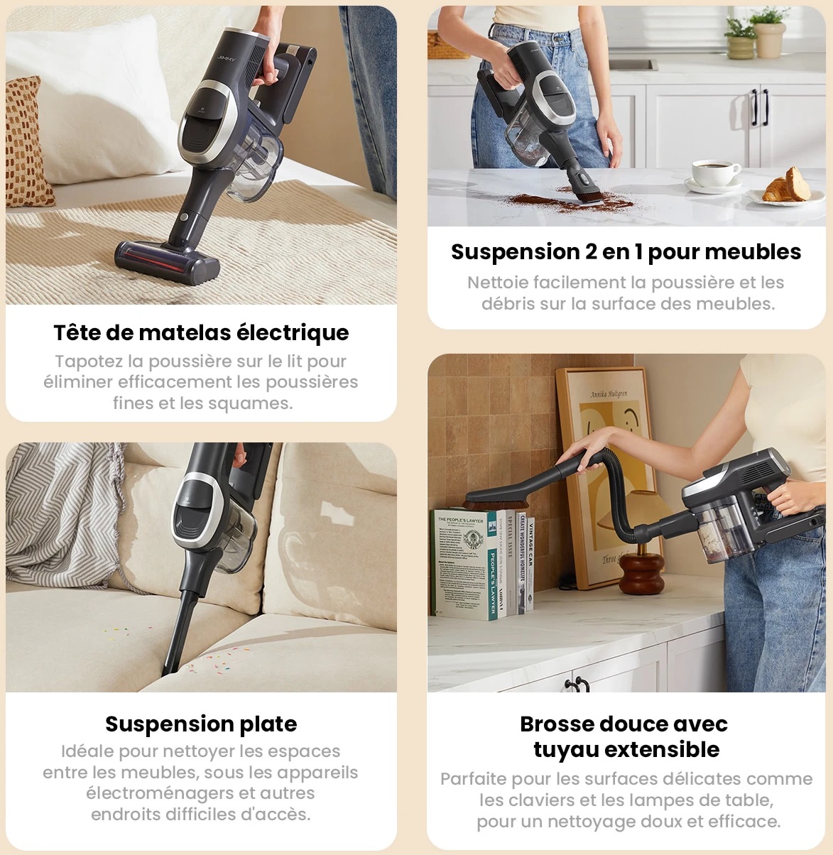 JIMMY JV9 Pro Aqua : l'aspirateur sans fil qui aspire et lave en un seul passage à 299€ ! 6 Jimmy Jv9 Pro Aqua Accessoire