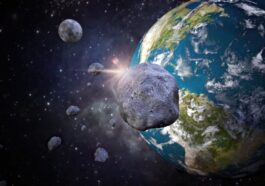 Illustration des mini-lunes de la Terre, petits corps célestes temporairement capturés par la gravité terrestre en orbite autour de notre planète / Crédit : iStock