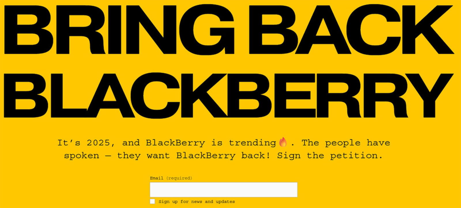 Le retour de BlackBerry pourrait être imminent : découvrez le mouvement qui va le revitaliser 3 Les jeunes réclament le retour de BlackBerry dans le monde des appareils mobiles