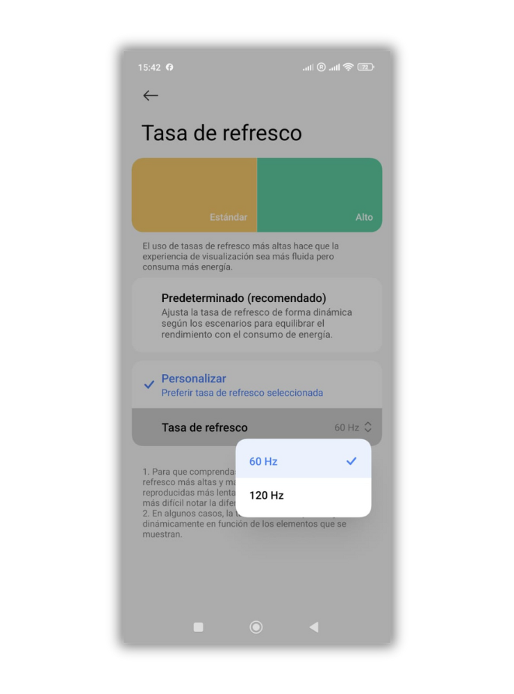 Libère le potentiel de ton Redmi Note 14 avec ces astuces 2 Fréquence de rafraîchissement élevée Redmi