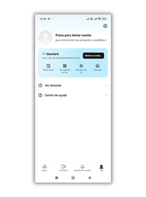 Ne payez pas pour CapCut Premium, il existe 3 façons d'en profiter gratuitement 2 capcut iniciar sesion prueba gratis