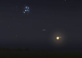 Vénus danse avec les étoiles bleues les 2 et 3 juillet : à quelle heure découvrir le "Planète de l'Amour" 92 L’abbraccio di Venere alle Pleiadi del 3 luglio. Credit: Stellarium