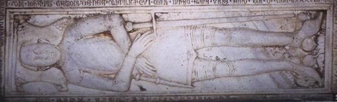 La Sindone n'a jamais enveloppé un corps humain : « Je vous explique à quoi elle aurait pu servir » 4 Tombe de Giovanni Carbone (XIVe siècle) – Creative Commons