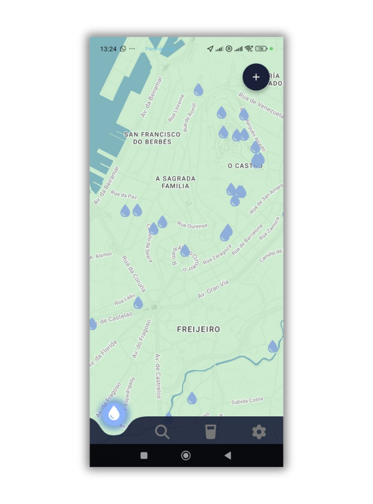 Voici l'application principale recommandée par les médecins en été 3 AquaFinder application fontes cercanas
