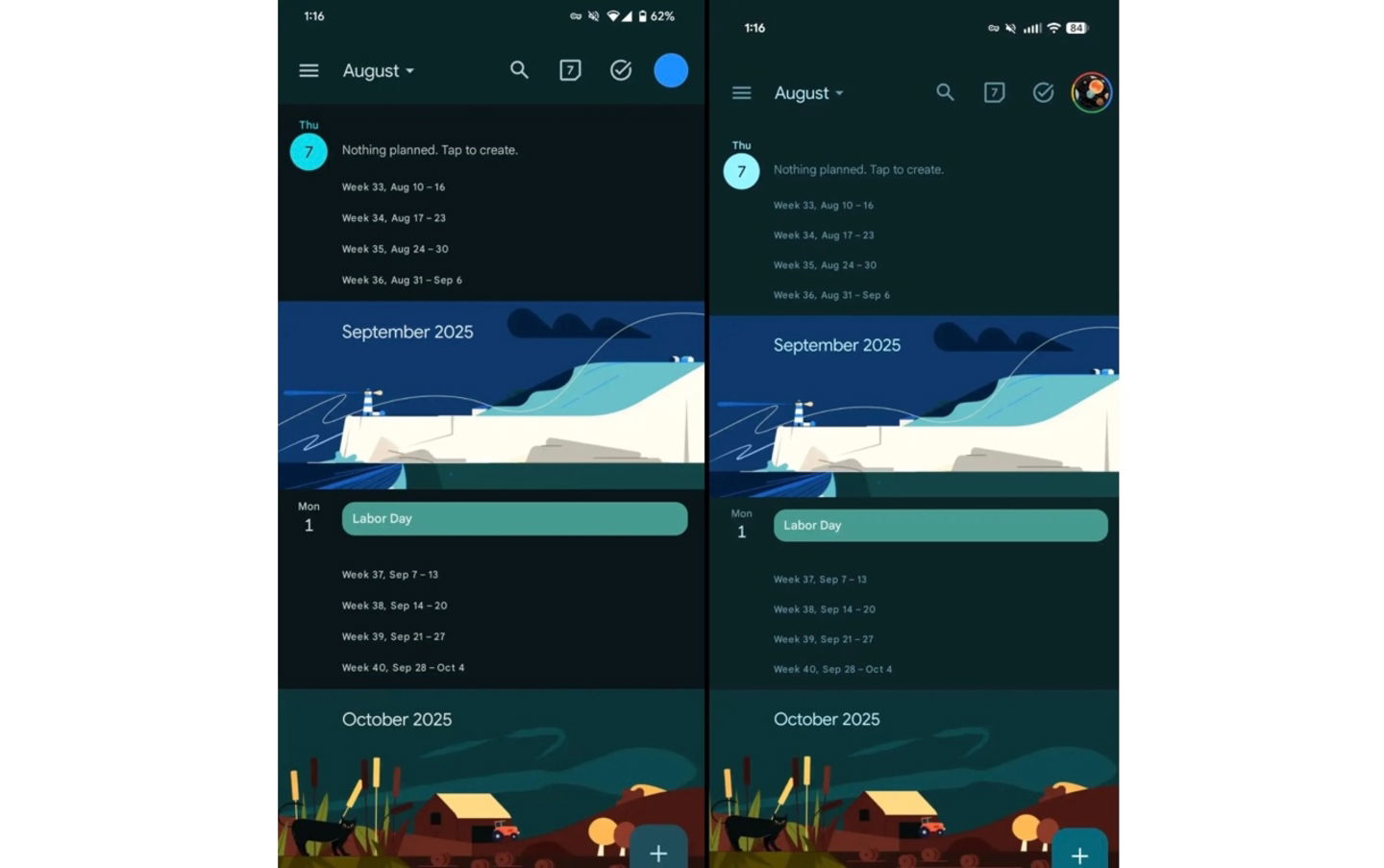 Le calendrier Google se modernise : configurez-le pour admirer sa nouvelle interface 4 Calendrier Google vue principale