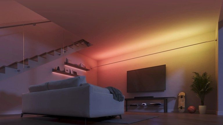 Wallwasher : Tout ce que vous devez savoir sur cette éclairage mural tendance 4 L'éclairage indirect se trouve près du plafond. (Photo : Govee)