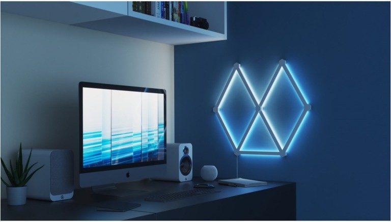 Wallwasher : Tout ce que vous devez savoir sur cette éclairage mural tendance 8 Les illuminations créatives de Nanoleaf visent également l'effet wall-washing. (Photo : Nanoleaf)