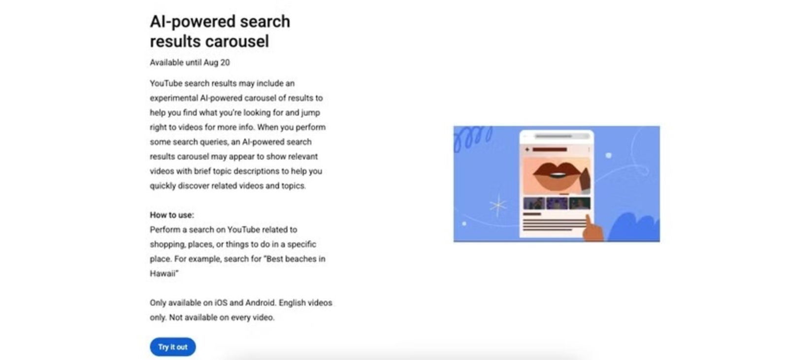 L'IA débarque enfin sur YouTube : découvrez comment en tirer profit 3 Les recherches sur YouTube bénéficiant de l'IA : découvrez comment en profiter