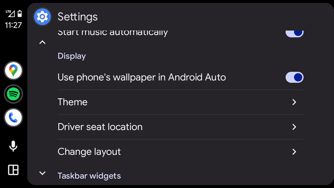 Android Auto 15.0 ouvre la voie à une révolution 3 Panel options thème Android Auto 15