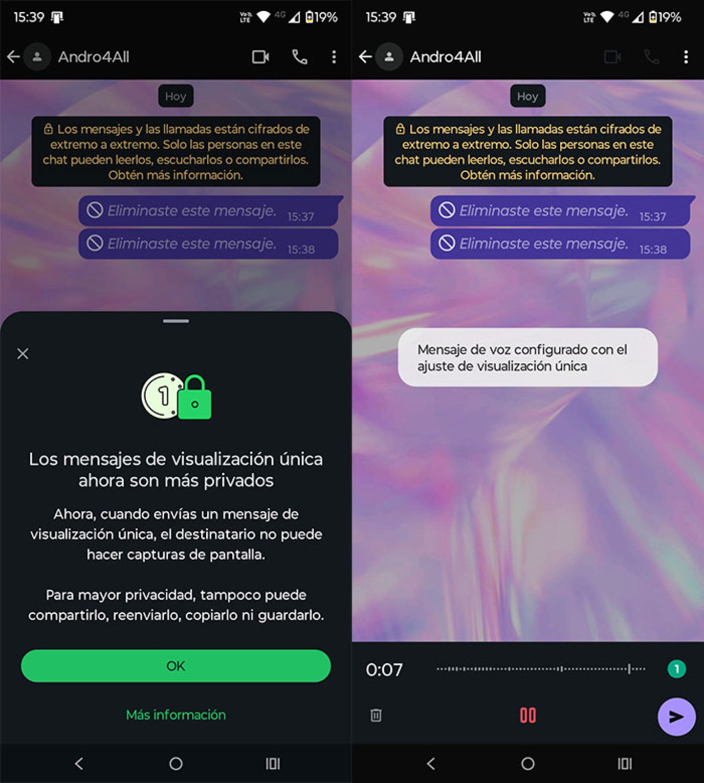 Comment partager des photos et des audios éphémères sur WhatsApp 3 Qu'est-ce que les photos et audios temporaires de WhatsApp