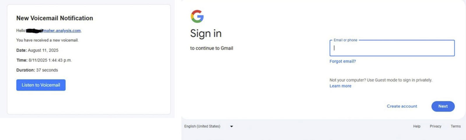 Nouvelle fraude sur Gmail