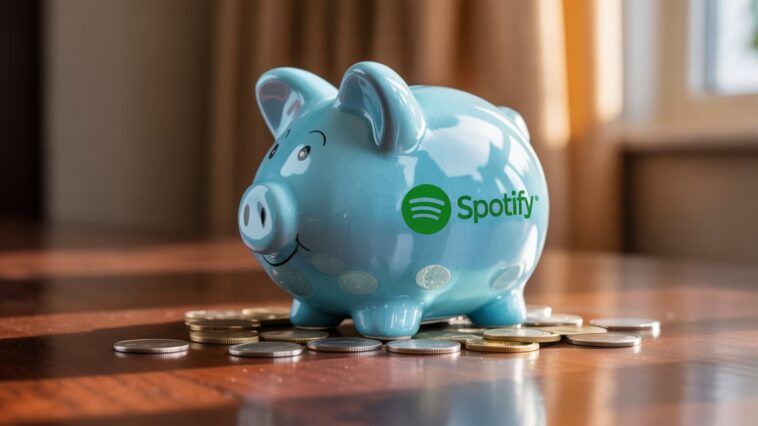 Spotify va-t-il augmenter ses prix ? Pas si tu switches vers l'option de base presque aussi performante ! 1 Spotify wird teurer? Nicht wenn du auf den fast gleich guten Basis-Tarif wechselst!