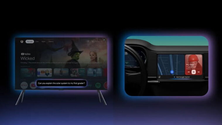 Gemini arrive bientôt sur Google TV et Android Auto, préparez-vous à l'inattendu ! 1 Gemini est proche d'arriver sur des plateformes comme Google TV et Android Auto