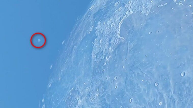 La Lune frappée par un objet mystérieux : une vidéo qui sème la confusion sur Internet 1 Un extrait de la vidéo virale. Crédit : Facebook
