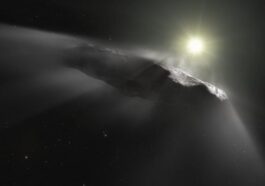 Agence Spatiale Européenne (ESA) | Représentation artistique de ’Oumuamua, l'une des comètes obscures découvertes jusqu'à présent (ESA/Hubble, NASA, ESO, M. Kornmesser)