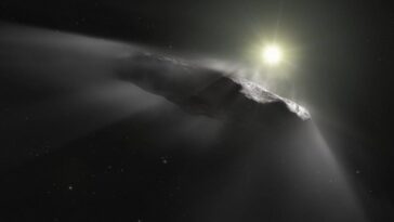 Le mystère des comètes énigmatiques errant dans l'espace : même les scientifiques n'ont pas de réponses 11 Agence Spatiale Européenne (ESA) | Représentation artistique de ’Oumuamua, l'une des comètes obscures découvertes jusqu'à présent (ESA/Hubble, NASA, ESO, M. Kornmesser)
