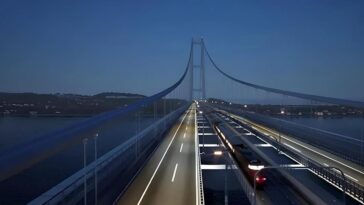 Le pont au-dessus du détroit est une réalisation d'ingénierie gigantesque : comparez-le au pont des Dardanelles 22 Le pont au-dessus du détroit est une réalisation d'ingénierie gigantesque : comparez-le au pont des Dardanelles