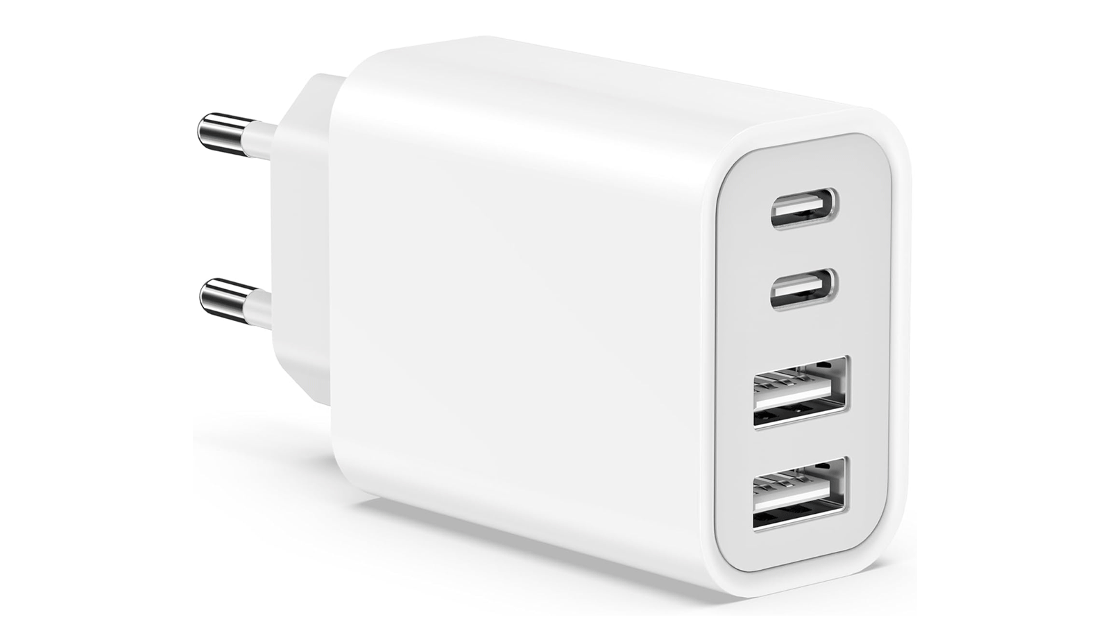 Les meilleurs chargeurs de 45W : ils seront utiles pour votre smartphone d'aujourd'hui et ceux de demain 2 Chargeur blanc Romalux avec 45W
