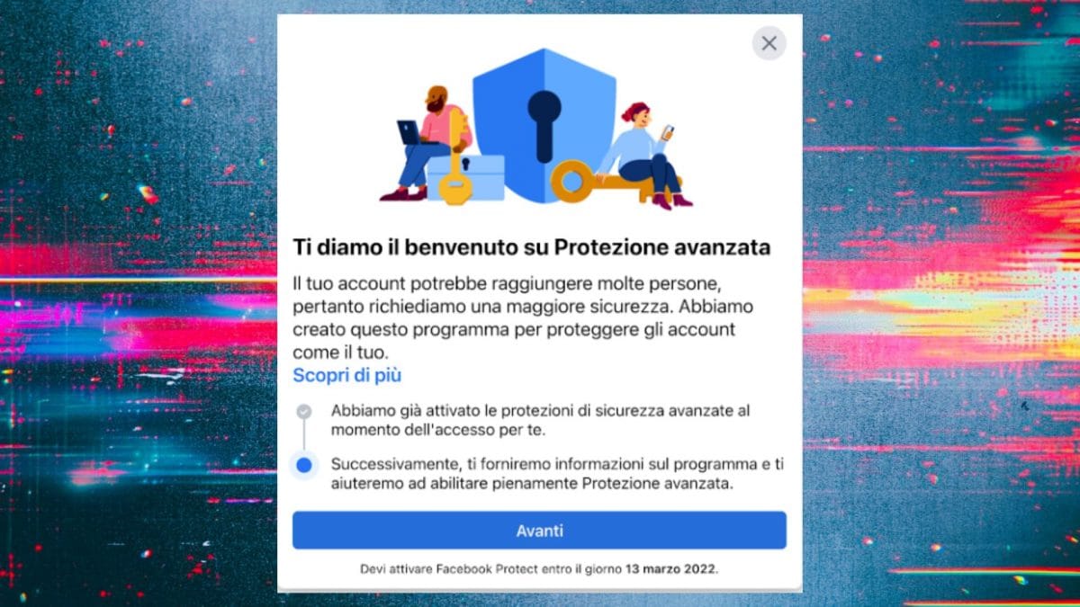 Qu'est-ce que la notification de Facebook qui te demande d'activer la Protection avancée : que faire ? 2 Image