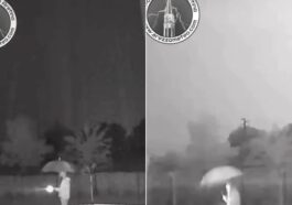 FACEBOOK | Capture d'écran de la vidéo publiée par la page Arezzo Meteo