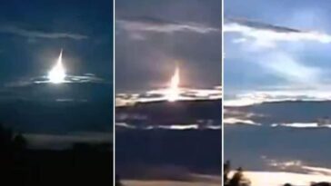 Une immense boule de feu déchire le ciel du Japon : “On aurait dit qu'il faisait jour” 23 La boule de feu traversant le ciel nocturne du Japon, vue de Kumamoto, Kyushu, dans un enregistrement vidéo d'une dashcam