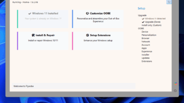 Une nouvelle version de Flyoobe promet une installation plus rapide et sans encombre de Windows 11 1 Une nouvelle version de Flyoobe promet une installation plus rapide et sans encombre de Windows 11
