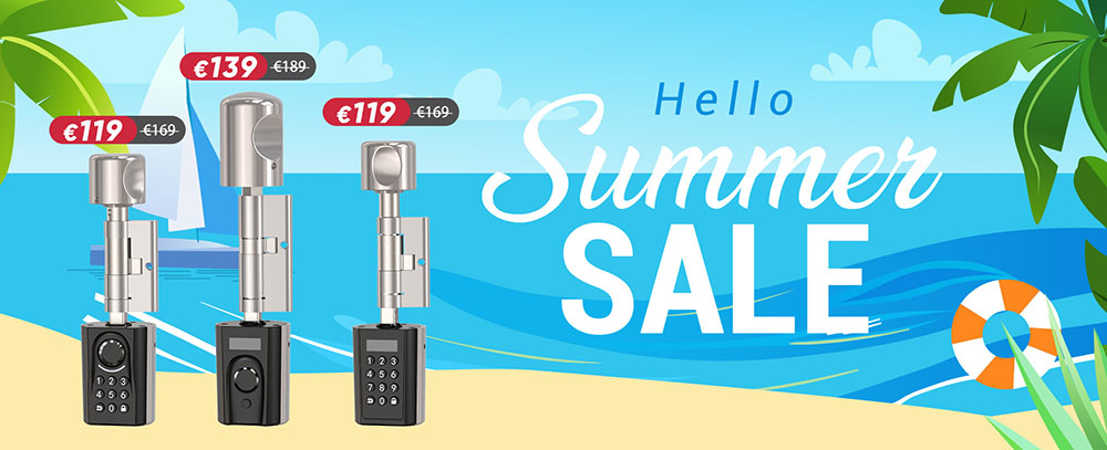 Trois serrures connectées à prix cassés pour les soldes d'été WELOCK 2 Welock Summer