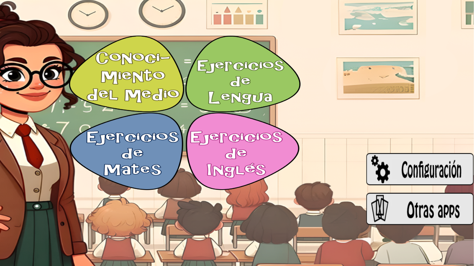 Applications pour étudier le programme scolaire à la maison et réussir avec la meilleure note 3 App pour étudier Aprende Primaria Jugando