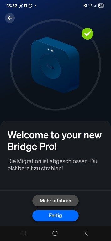 Philips Hue Bridge vs. Hue Bridge Pro : Ai-je vraiment besoin de la nouvelle centrale ? 9 L'application Hue facilite l’entrée et le changement. (Capture d'écran)
