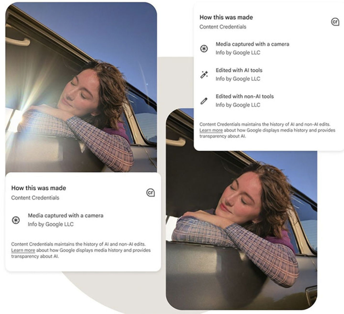 Photos réelles ou créées par IA ? Google dévoile son outil essentiel pour les discerner 3 Google Photos peut désormais détecter les images générées par IA
