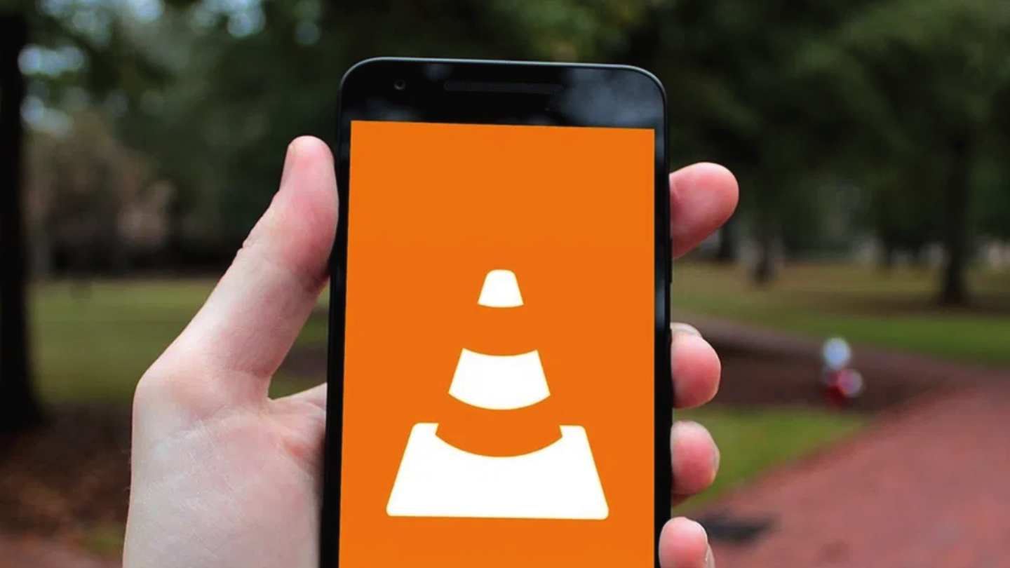 Logo de VLC sur mobile