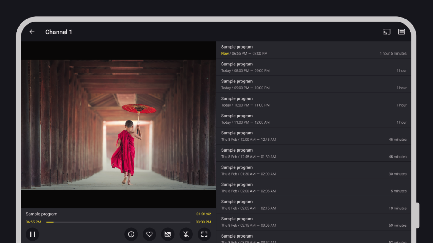 Application Televizo IPTV