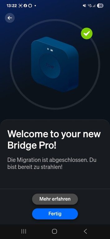Migrer de votre Hue Bridge vers le Hue Bridge Pro : Voici comment faire 16 hue bridge umzug 15