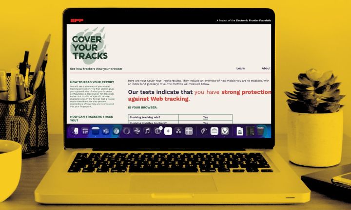 J'ai découvert un outil qui dévoile la réalité effrayante de votre suivi en ligne 3 Page d'accueil de l'outil EFF Cover Your Tracks.