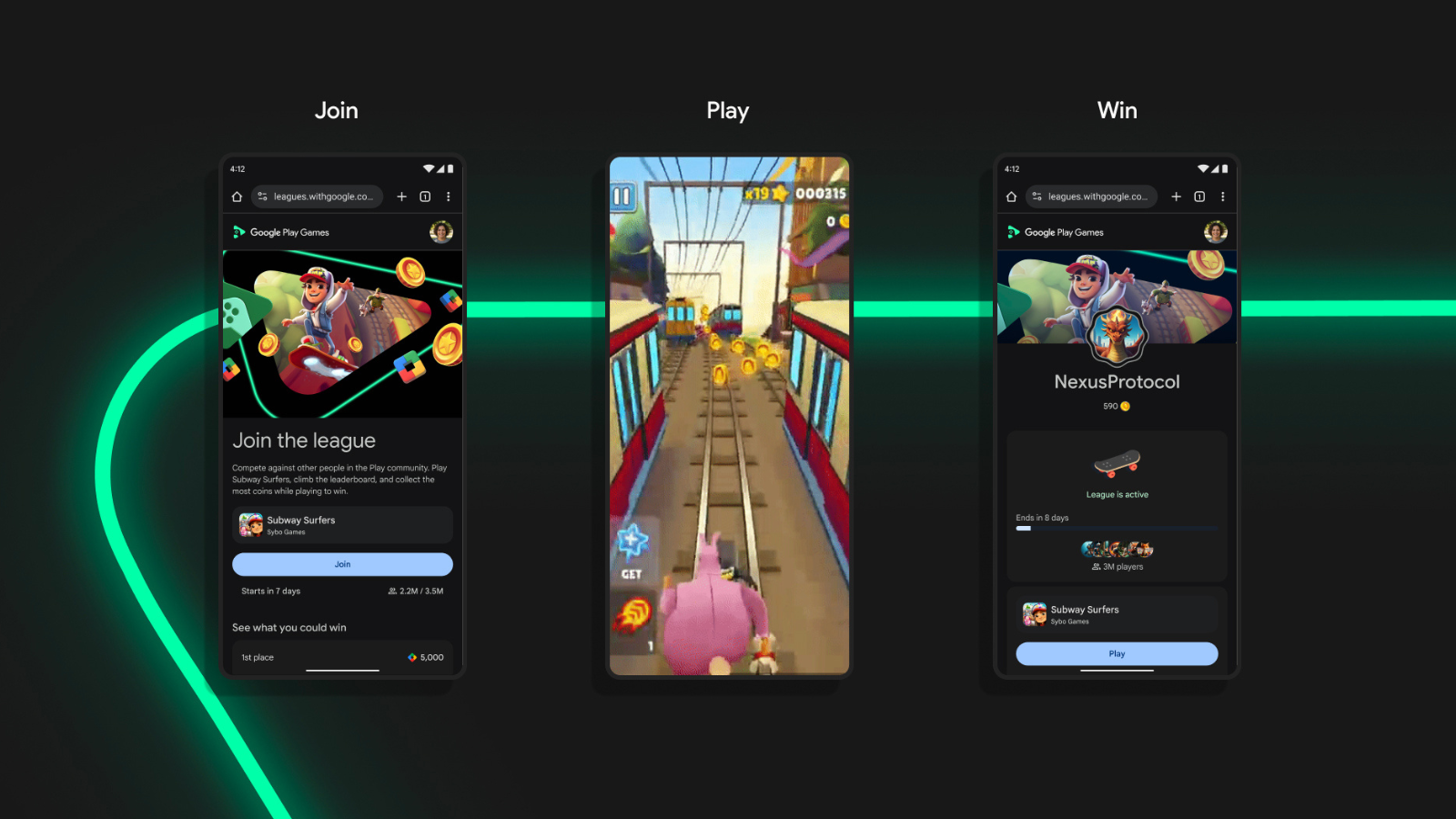 Liga Play Juegos de Google Play Store