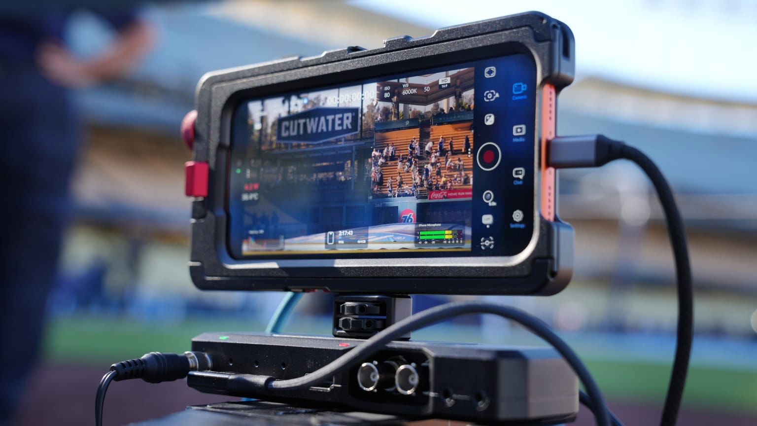 iPhone 17 Pro adapté pour diffusion TV