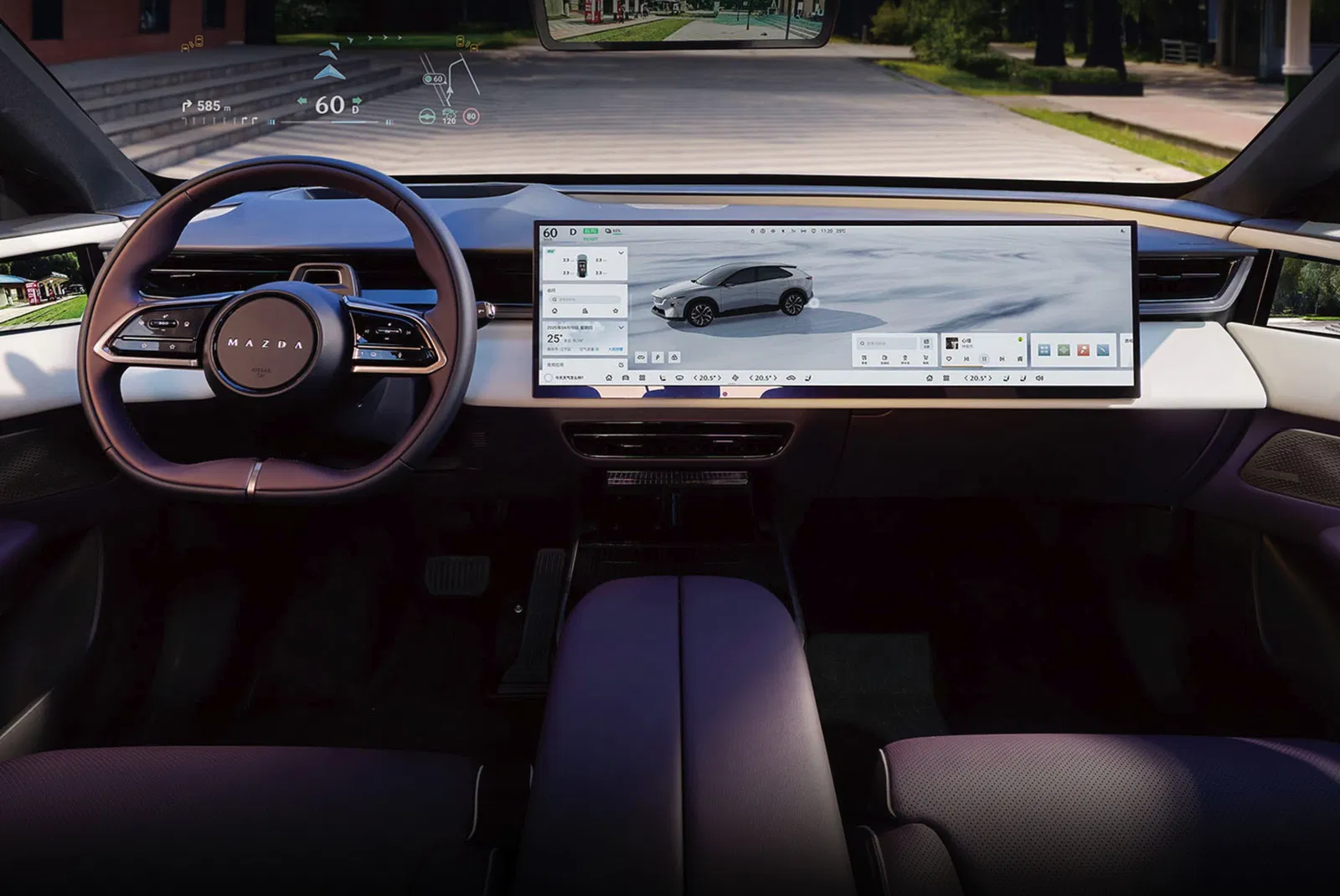 Le concurrent inattendu du Tesla Model Y : Mazda dévoile un SUV électrique à 1000 km d'autonomie pour 15 000 euros 4 Intérieur et écran