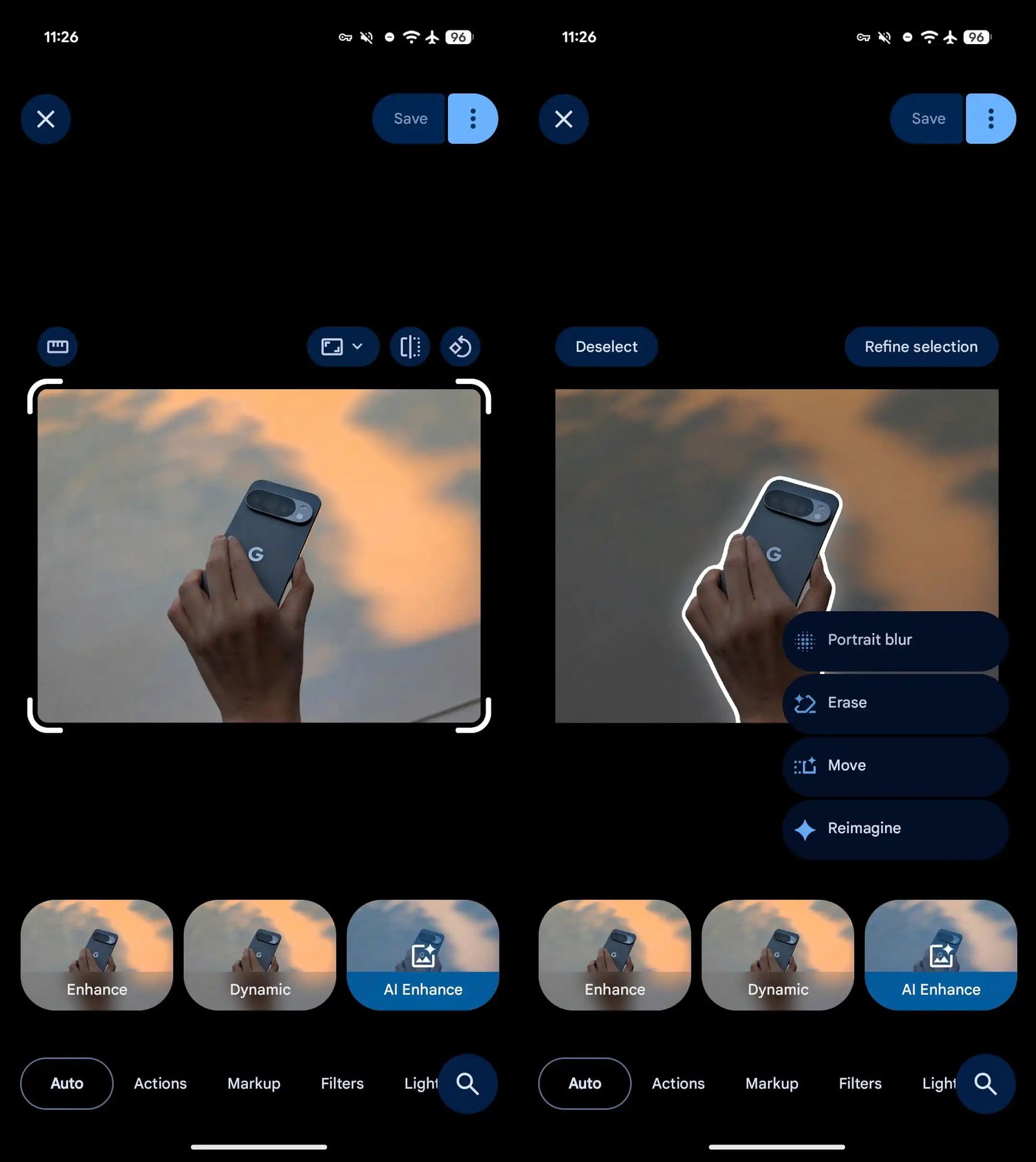 Google Photos reçoit un nouveau éditeur de photos basé sur l'IA : voici comment ça fonctionne