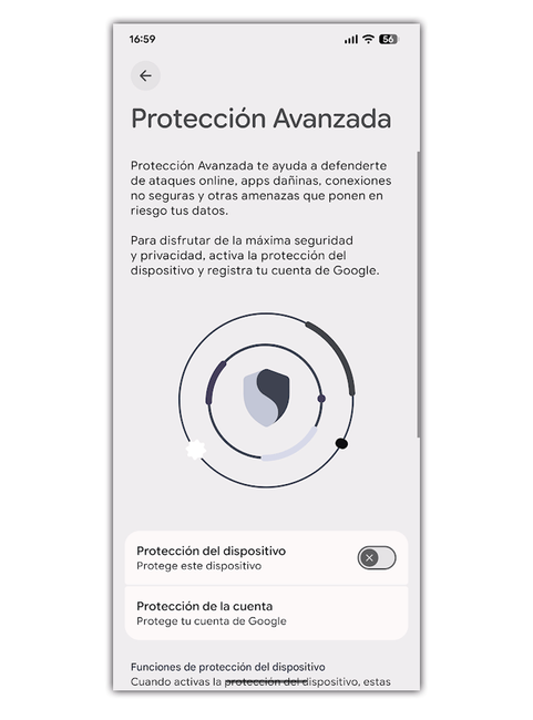 L'astuce qui transforme votre mobile Android en le plus sûr du monde d'un simple clic 2 Option protection avancée Android