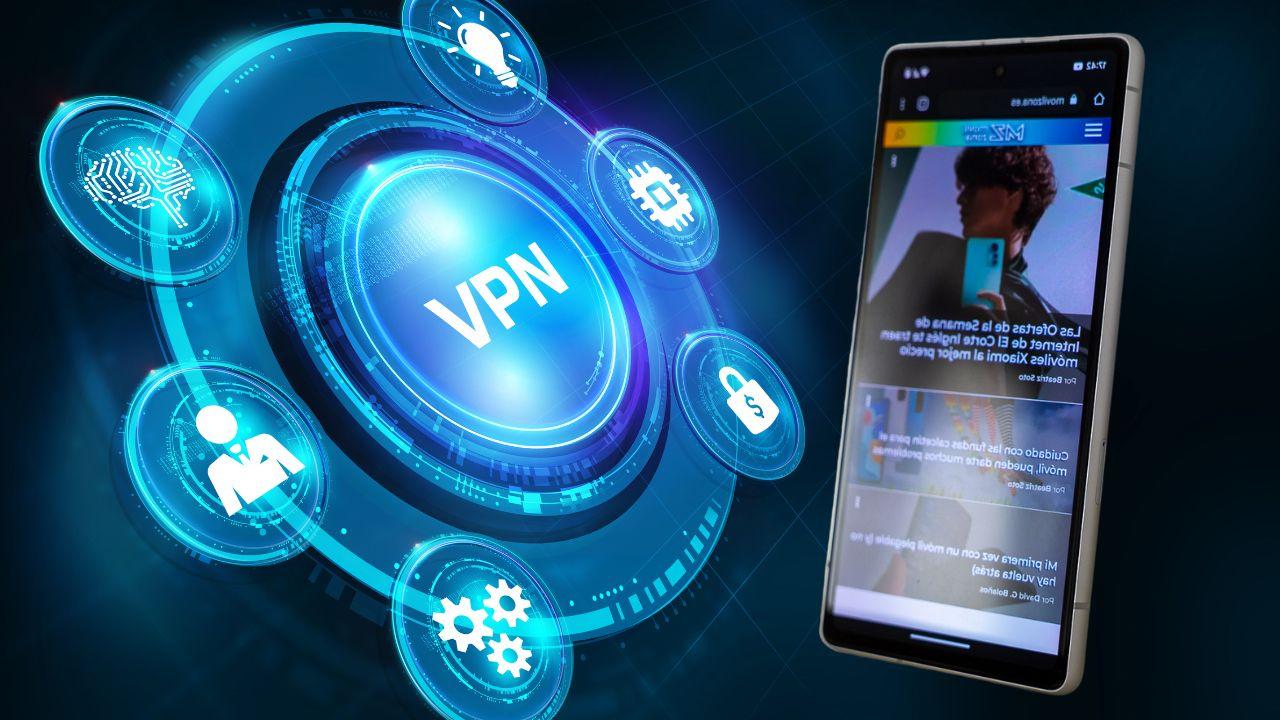 Si vous utilisez ces applications Android, vous êtes exposé à un grave défaut qui pourrait mettre en danger votre mobile 2 Destacada VPN symbole accompagné de mobile