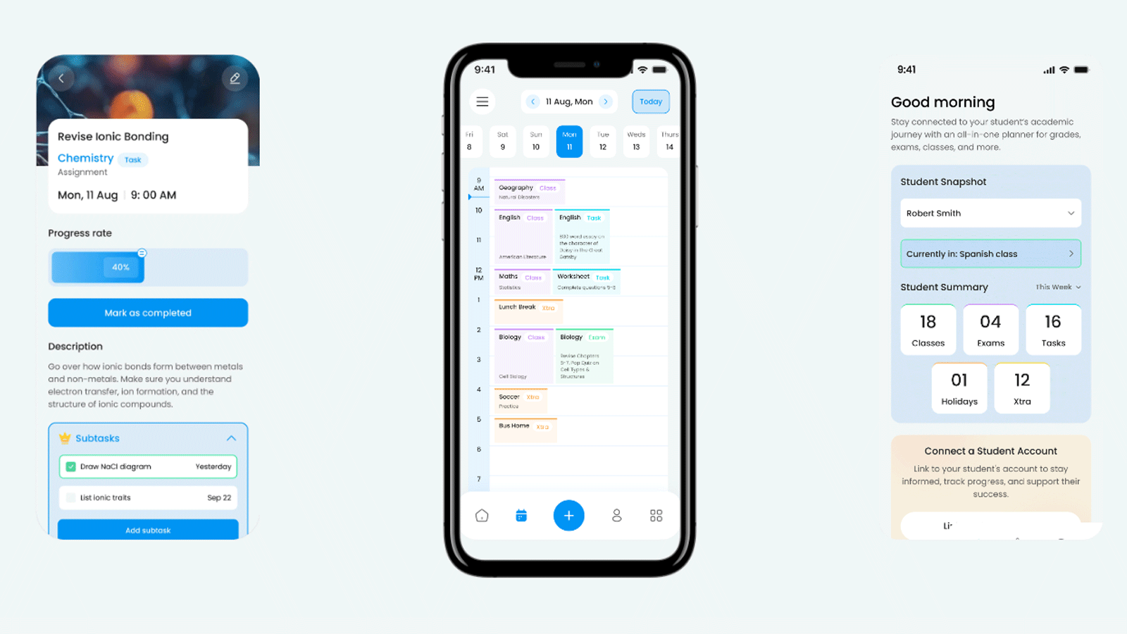 Vous n'avez plus besoin d'un agenda, cette application organise les cours, les tests et les heures d'étude 2 MyStudyLife app