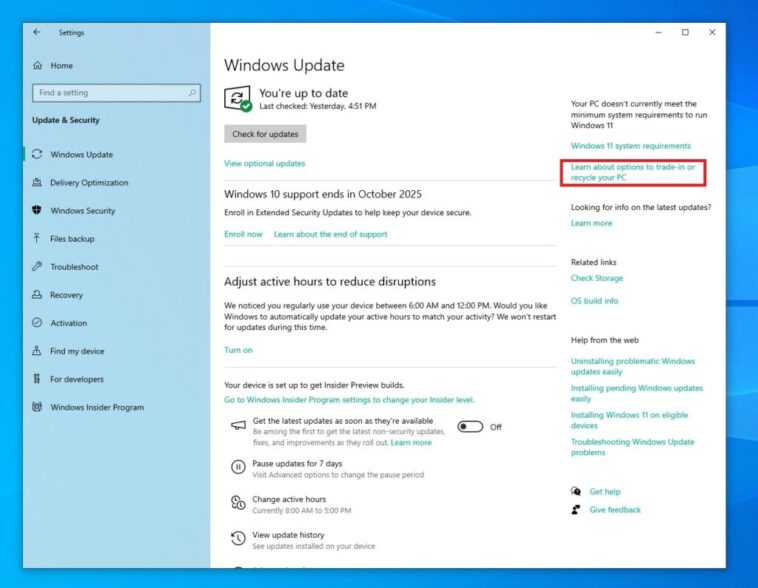 Vous ne pouvez pas mettre à jour Windows 10 ? Microsoft pourrait vous rémunérer pour cela 1 Vous ne pouvez pas mettre à jour Windows 10 ? Microsoft pourrait vous rémunérer pour cela