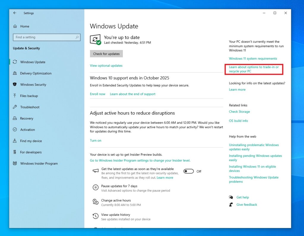 Vous ne pouvez pas mettre à jour Windows 10 ? Microsoft pourrait vous rémunérer pour cela 2 Windows 10 Microsoft Windows 11 payer