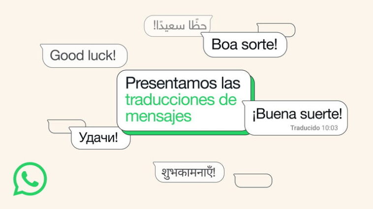 WhatsApp lance la traduction de messages sur Android et iPhone, avec une petite restriction 1 WhatsApp annonce la traduction de messages en Android et iPhone, bien qu'avec une petite limitation